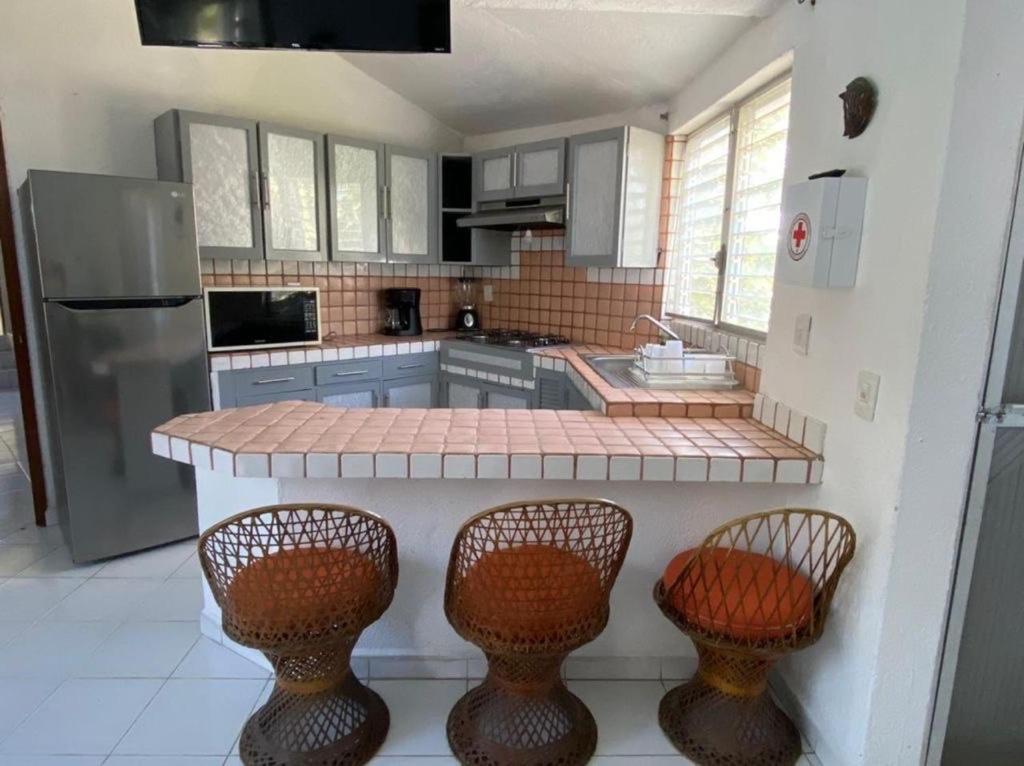 Villas Paraiso Manzanillo,Club Santiago Casa Playa Buitenkant foto