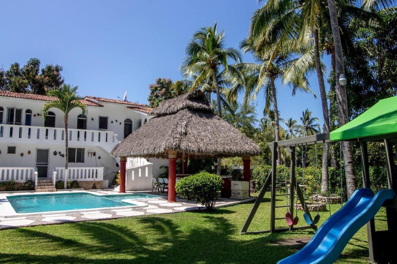 Villas Paraiso Manzanillo,Club Santiago Casa Playa Buitenkant foto